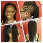 Braided Updo (natural hair)