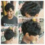 shampoo & spot + cut down (short styles)