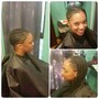 Flat twist (straight back)