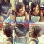 Relaxed hair Wash/ Style