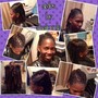 Kids box braids/box braids with natural hair