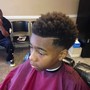 Teenage haircut