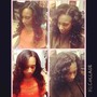 Traditional Sew in weave with net