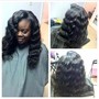 Traditional Sew in weave with net