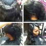 Traditional Sew in weave with net