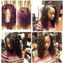 Traditional Sew in weave with net