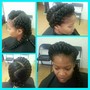 Flat Twists up-do