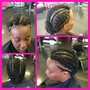 Cornrows for MEN SIMPLE 5 braids or less