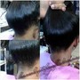 Braided Ponytails (Cornrows going into a Ponytail)