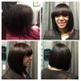 Bob cut weave additional