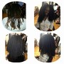 Wash, Retwist and style Medium size mid back locs