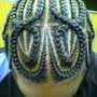 Men's cornrows/braids