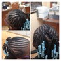 Small Knotless Box Braids