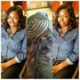 Natural Hair Silk Press(Long hair)