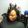 sew in straight or curly