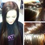 Silk wrap On “RELAXED MEDIUM LENGTH HAIR “