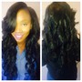 Silk wrap On “RELAXED MEDIUM LENGTH HAIR “