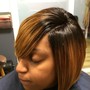 Quick Weave/feather bob