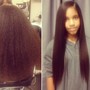 Hair trim on relaxed/straight hair