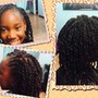 Feed in/ Goddess braids