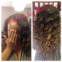 Wand curls/Crimps/Pin Curls