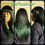 Silk Press(relaxed hair)