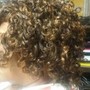 Bantu knots (no hair added)