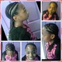 Cornrows Straight Back/Angled W/O Hair