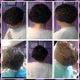 Coils short nape of neck length