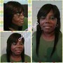 Half up Down Quick Weave Ponytail