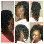 CROCHET MED/LARGE TWIST/FAUX /BOX BRAID/W/SHAMPOO