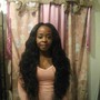 8wks Sew-in Touch up w/styling