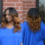 Shampoo Cut and Style (relaxed hair)