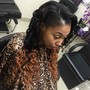 Take down sew in and braids