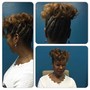 Bantu knots / Twist out