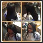 Lace closure sew-in