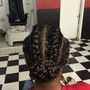 Small Feed in braids