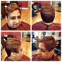 Touch Up (Hair Replacement ) & Basic Cut