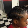 Small Feed in braids