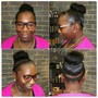 Sleek Ponytail/ Top Knot