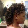 Natural hair twists  out or style