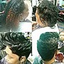 Relaxed Hair Shampoo and Style