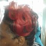 UPDO W/BANG or ponytail