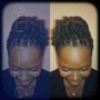 Dreads Updo/ Dreads plaits or double twist