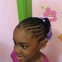 Upcharge extra thick hair Silk Press/Braids