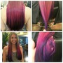 Ombre Hair Color with Blow dry