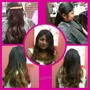 Color Service with Haircut Package