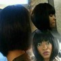 Razor cut on Natural hair