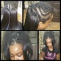 Healthy hair program for Relaxer