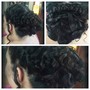 Basic Up-Do Hair Style (Wedding)